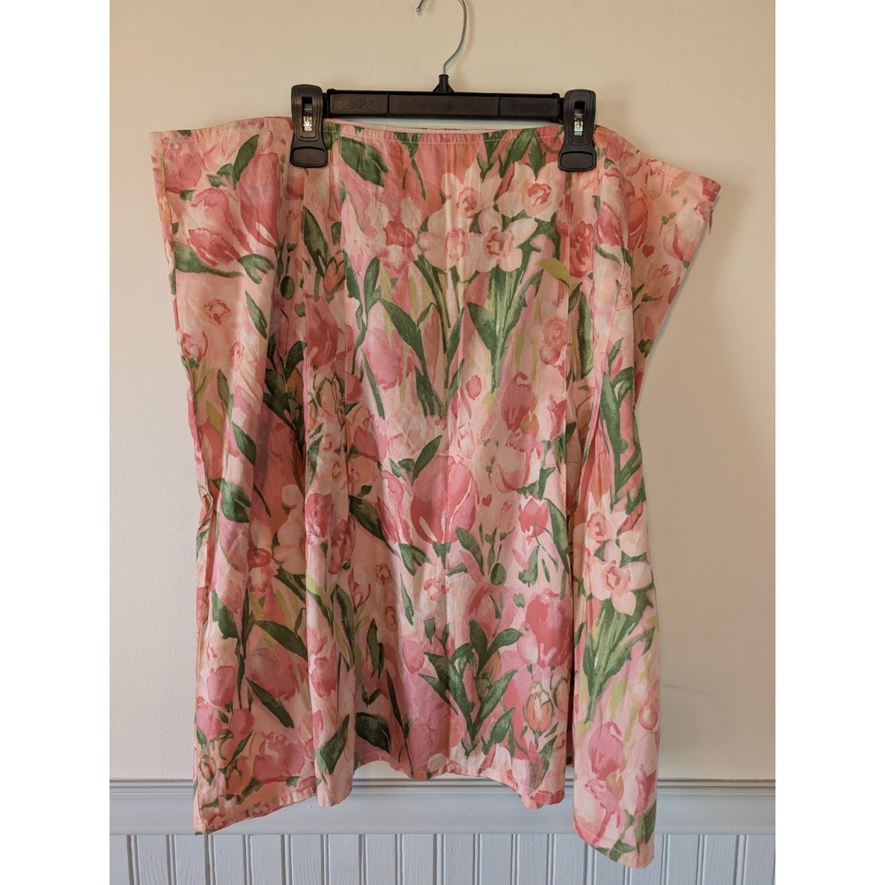 Tommy Hilfiger Floral Midi Skirt Sz 22 Garden Party Cottagecore Grandmillennial